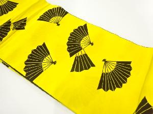 アンティーク　扇模様踊り帯（材料）